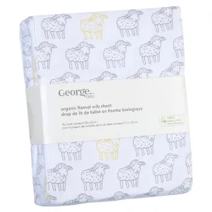 Organic Cotton Flannel Crib Sheet