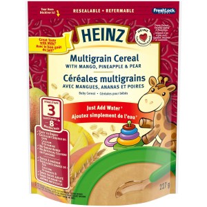 Heinz Baby Multigrains Cereal with Mango, Pineapple & Pear 227 g