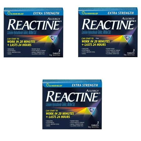 Reactine Tablets 10 mg Extra Strength