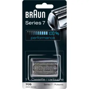 Braun Series 7 70S Electric Shaver Head Replacement Cassette - Silver