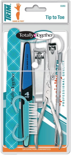 Shine Nail 4-Way Tip to Toe Manicure and Pedicure Kit