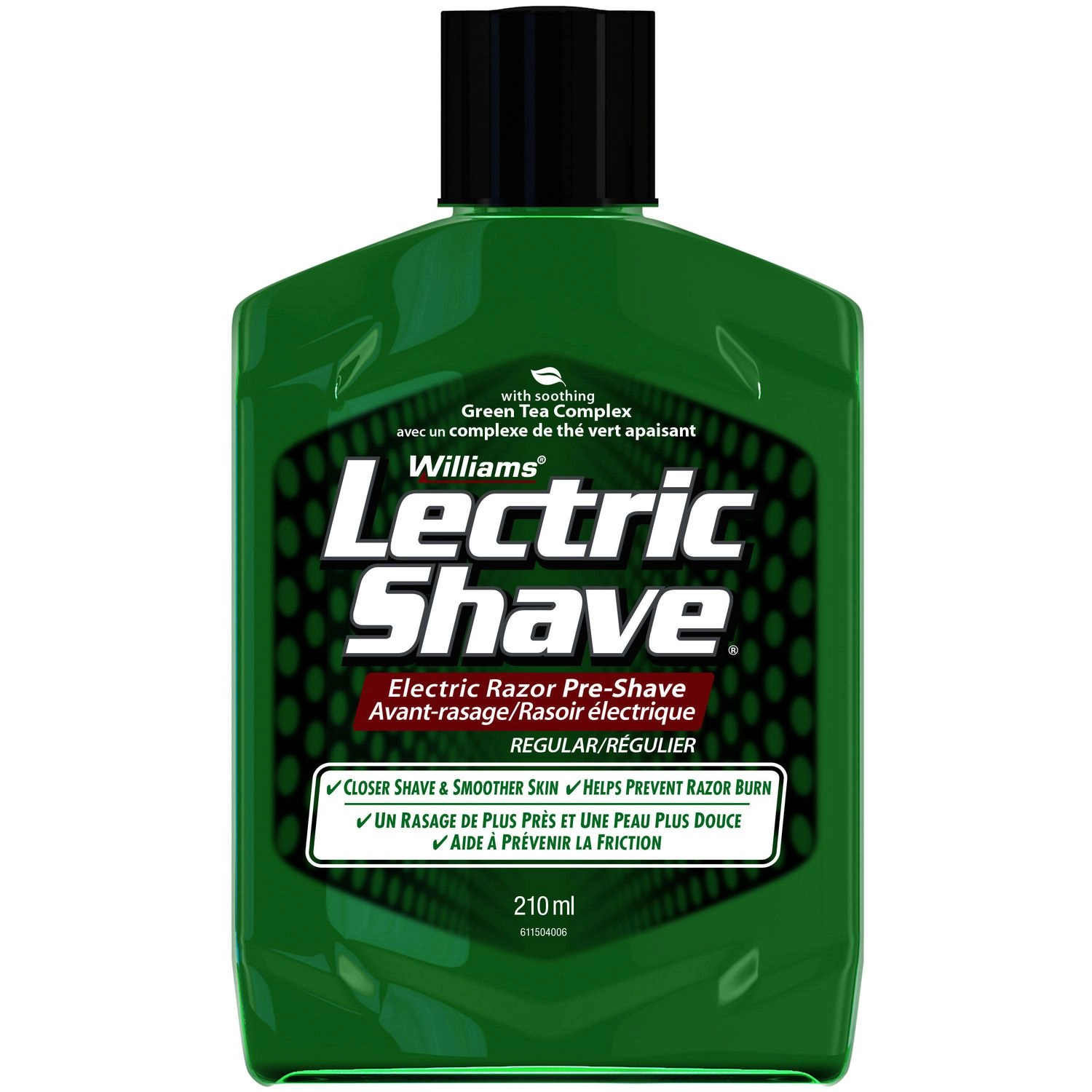 Lectric Shave Regular with Green Tea Complex 210 ml