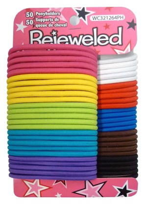 Bejeweled Clasp-Free Elastic Ponyholders