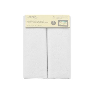George Baby Quilted Fleece Changing Pads