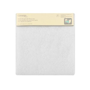 George Baby Fitted Crib Pad with Fleece Top