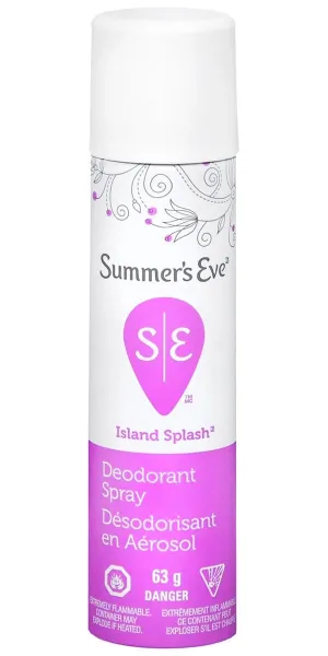 Summer's Eve Island Splash Deodorant Spray 63 g