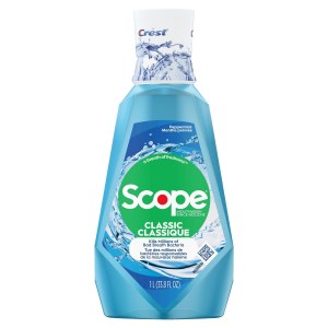 Crest Scope Classic Mouthwash, Peppermint 1L