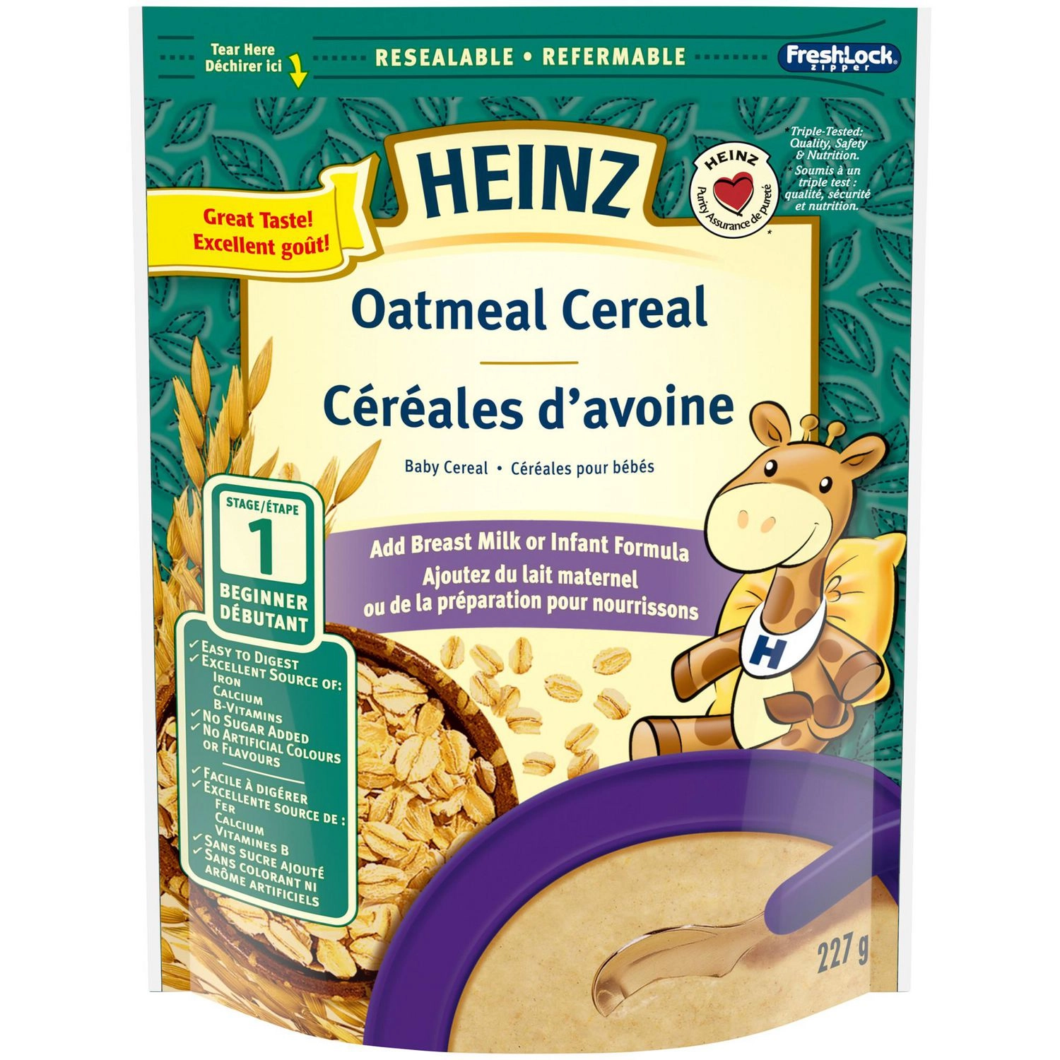 Heinz Baby Oatmeal Cereal 227 g