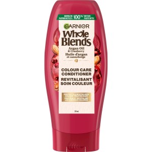 Garnier Whole Blends Argan Oil & Cranberry Colour Care Conditioner 370 ml