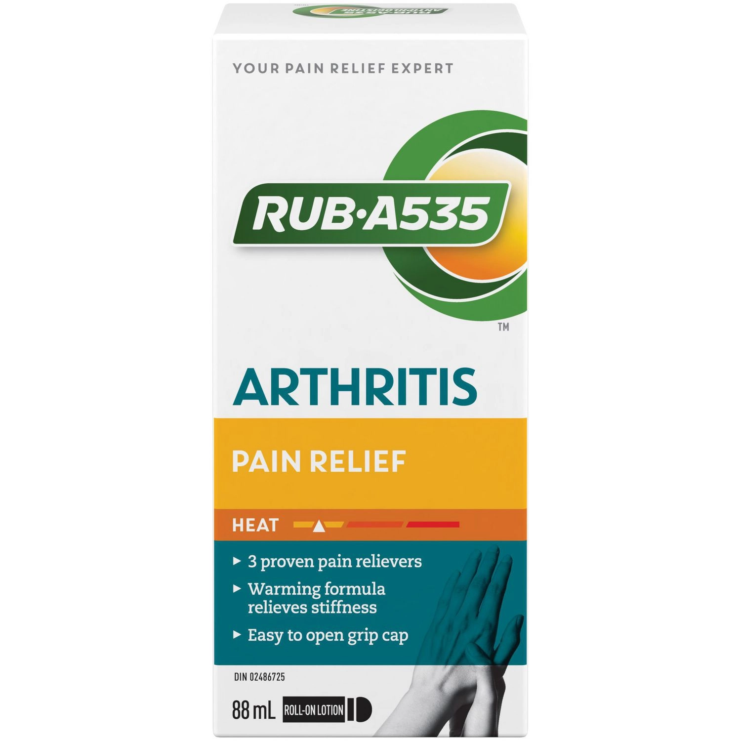 Rub A535 Arthritis Pain Relief Roll-on Lotion 88 mL