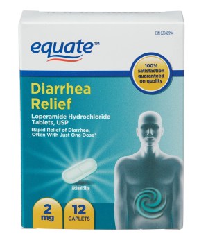 Equate Diarrhea Relief Caplets 12 caplets