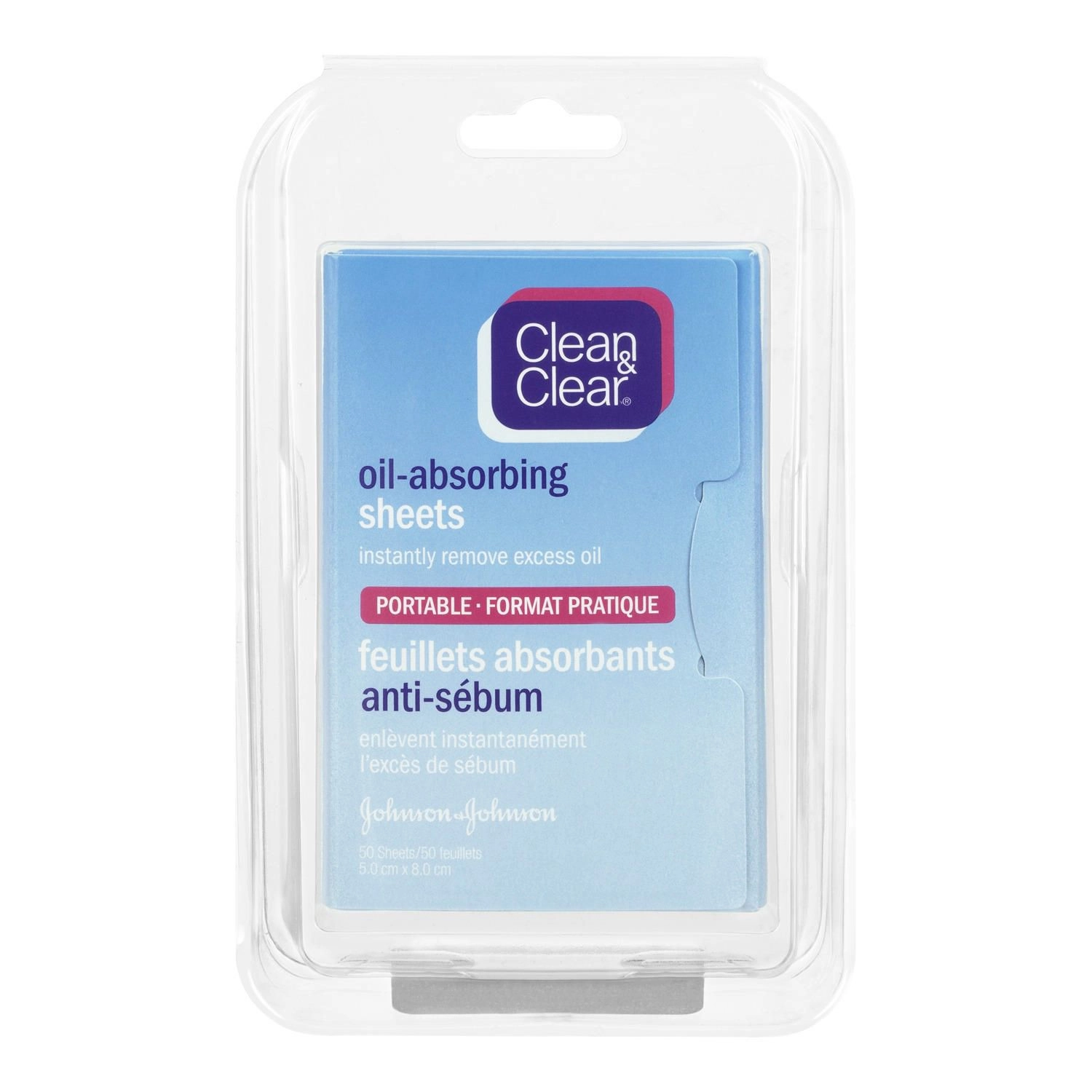 Clean & Clear Portable Oil-Absorbing Sheets