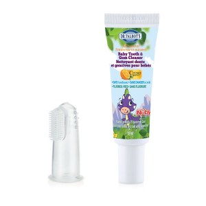 Nuby Fluoride-Free Baby Tooth & Gum Cleaner with Gum Massager 18 ml