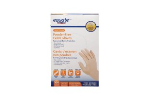 Equate Vinyl Powder-Free Exam Gloves