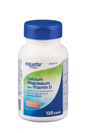 Equate Calcium Magnesium with Vitamin D, 120 Caplets 120 caplets