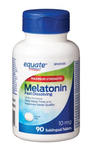 Equate Maximum Strength Melatonin 10 mg 10 mg