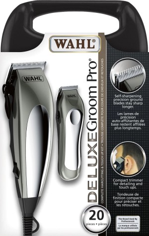 Wahl Deluxe Groom Pro Complete Haircutting And Touch Up Kit - 20 Pieces