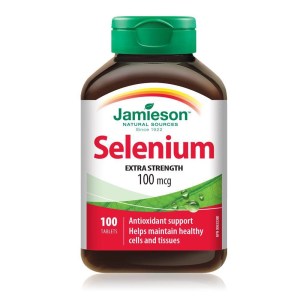 Jamieson Selenium 100 mcg Caplets 100 Tablets