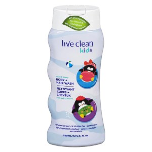 Live Clean Kids Mixed Berry Body & Hair Wash 350mL