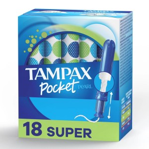 Tampax Pocket Pearl Compact Tampons Super Absorbency