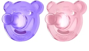 Avent PHILIPS Girls' Soothie Bear Shaped Pacifier