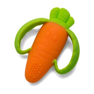 Infantino Good Bites Textured Silicone Carrot Teether