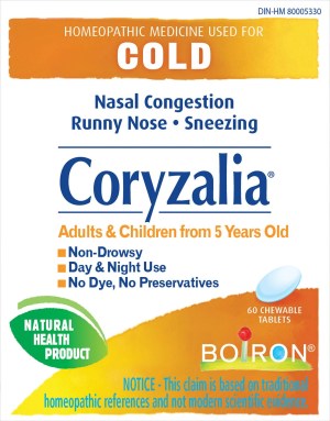 Boiron Coryzalia For Cold Symptoms