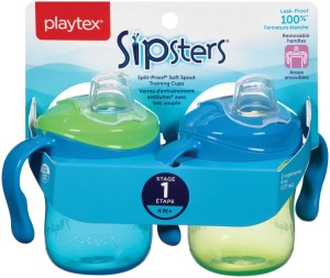 Playtex Baby Sipsters Spill-Proof Soft Spout Training Cups 6 oz