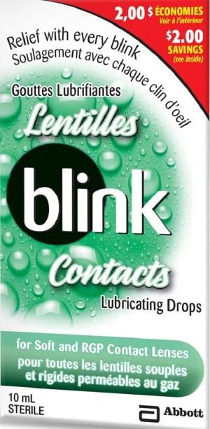 Blink Lubricating Contact Lens Drops 10 mL