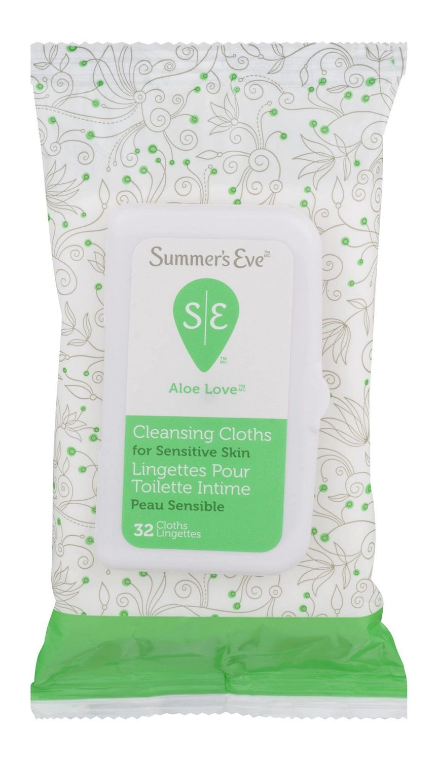 Summer's Eve Aloe Love Cleansing Cloths 32 L