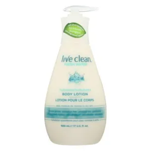 Live Clean Fresh Water Hydrating Body Lotion 500 mL