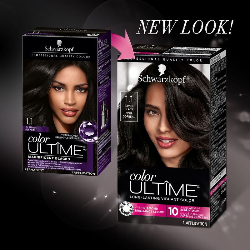 Schwarzkopf Color Ultime Permanent Hair Color 1.1 Raven Black - Image 4