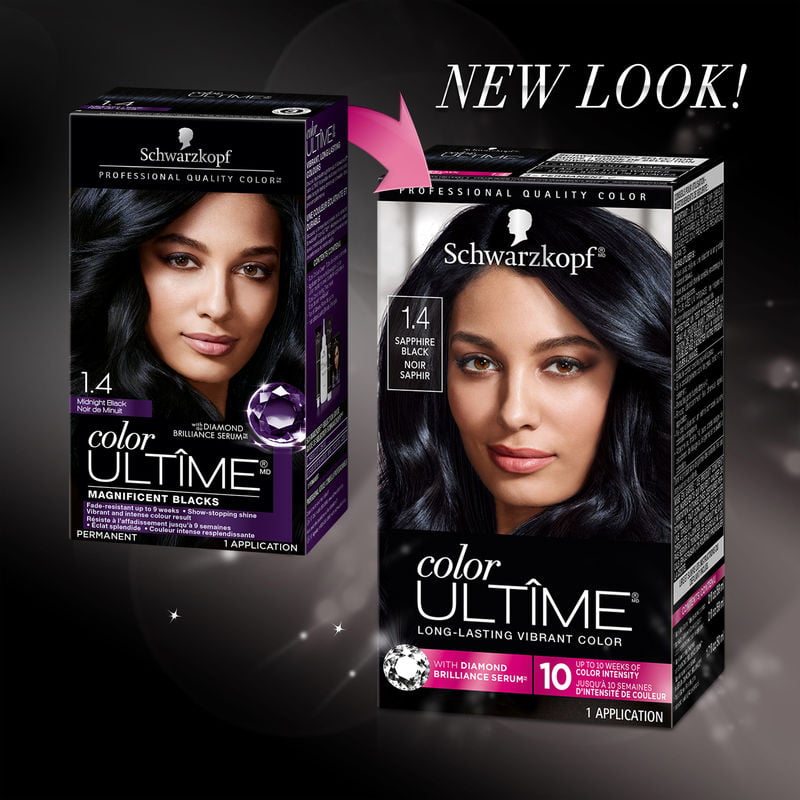 Schwarzkopf Color Ultime Hair Color 1.4 Sapphire Black - Lasting Vibrancy