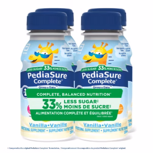 PediaSure Complete Reduced Sugar Vanilla Nutritional Supplement, 33% Less Sugar, 940 ml
