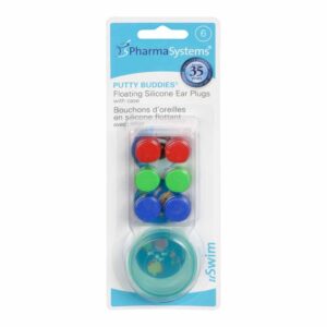 PharmaSystems Ear Plugs Putty Buddies Silc Swim PS881 6 Count