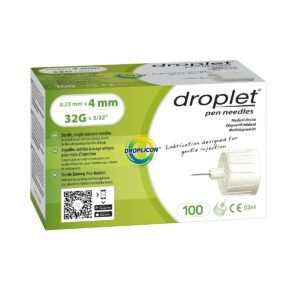 Droplet Pen Needle 32G x 4 mm 8081-1 100 Count