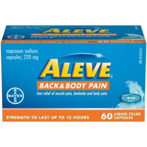 Aleve Back/Body Pain 220 mg 60 Capsules