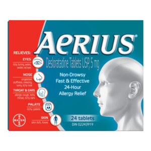 Aerius 5 mg 24 Tablets