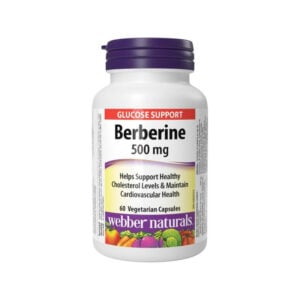 Webber Naturals Berberine 500 mg 60 Vegetarian Capsules