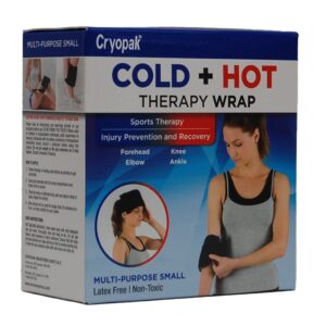 Cryopak Compress Hot/Cold Multi-Purpose Small Forehead/Knee/Elbow/Ankle Wrap