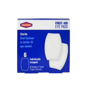 Mansfield Eye Pad St Epadx6 6 Count