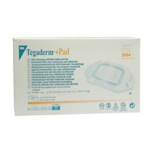 TEGADERM Trans Dressing+Non-Adherent Pad 6 x 10 cm 3M3584 50 Count