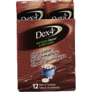 Amg DEX4 Glucose Tablets Choco/Marshmallow 12 x 10 Count