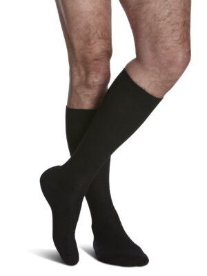 Sigvaris 362cmlm99 Knee High 20-30 Men's Black 1 Pair