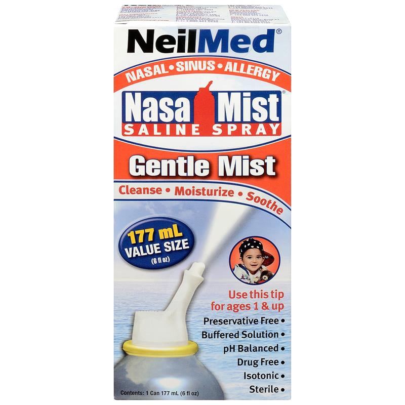 NeilMed Nasamist Gentle Mist Saline 177 mL