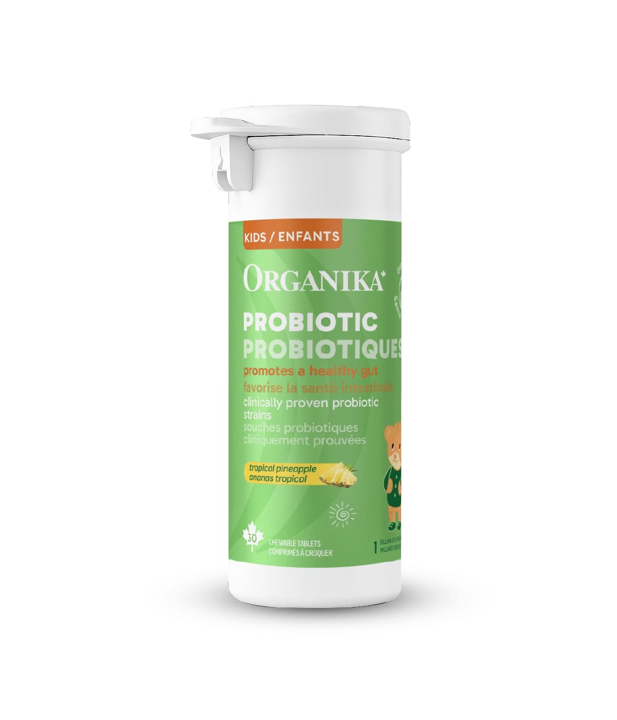 Organika Probiotic 1 Billion Kids Chewable 30 Tablets