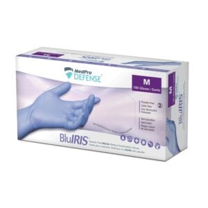 MedPro Glove Nitrile Powder-Free Medical Bluiris Medium 013317 100 Count