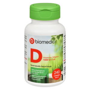 BIOMEDIC Vitamin D 1000 IU 240 Tablets