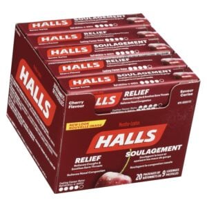 Halls Cough Cherry 20 x 9 Tablets 1 Bx