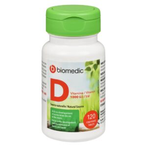 BIOMEDIC Vitamin D 1000 IU 120 Tablets